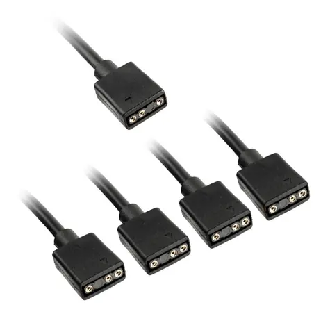 Kolink Rozbočovací kabel ARGB 1-4 - 30cm černá