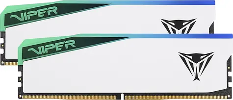 Patriot Viper Elite 5 RGB 32GB (2x16GB) 7000MHz bílá / DIMM / DDR5 / CL38 / On-Die ECC / Unbuffered / 1.45V