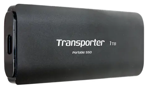 Patriot Transporter 1TB černá / Externí SSD / R: 1000MBs / W: 1000MBs / USB-C 3.2 Gen 2
