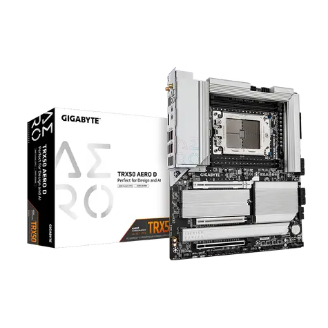 GIGABYTE TRX50 AERO D / sTR5 / 4x DDR5 / 3x PCIEx16 / 1x 10GLAN / Wi-Fi / BT / E-ATX