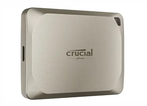 Crucial X9 Pro (pro Mac) 1TB zlatá / Externí SSD / USB 3.2 Gen2 Type-C / R: 1050MBps / 5y