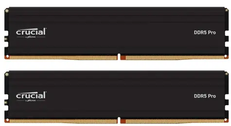 Crucial Pro 64GB (2x 32GB) DDR5 5600MHz / CL46 / DIMM / 1.1V / Unbuffered / XMP 3.0 / EXPO