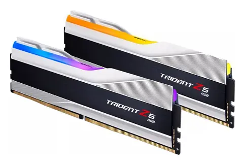 G.Skill Trident Z5 RGB Silver 64GB (2x 32GB) 6000MHz / DDR5 / CL32 / 1.4V / Non-ECC / Unbuffered / XMP 3.0