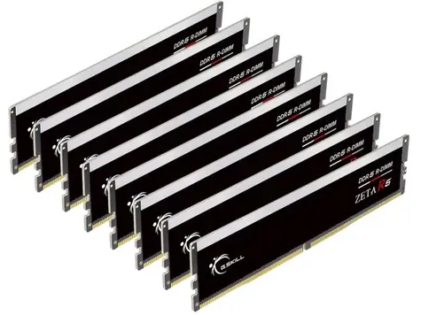 G.Skill Zeta R5 128GB (8x 16GB) 6400MHz / DDR5 / CL32 / 1.4V / On-Die ECC / Registred / XMP 3.0 
