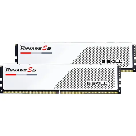 G.Skill Ripjaws S5 White 64GGB (2x 32GB) 6000MHz / DDR5 / CL30 / DIMM / 1.4V / Non-ECC / Unbuffered / XMP 3.0