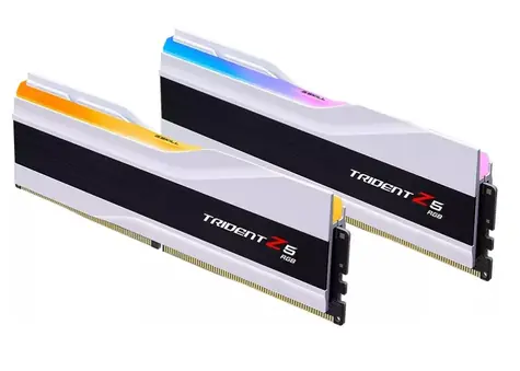 G.Skill Trident Z5 RGB White 64GB (2x 32GB) 6000MHz / DDR5 / CL30 / DIMM / 1.4V / Non-ECC / Unbuffered / XMP 3.0