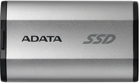 ADATA SD810 2TB stříbrná / Externí SSD / USB 3.2 Gen 2 / čtení: 2000MBps / zápis: 2000MBps
