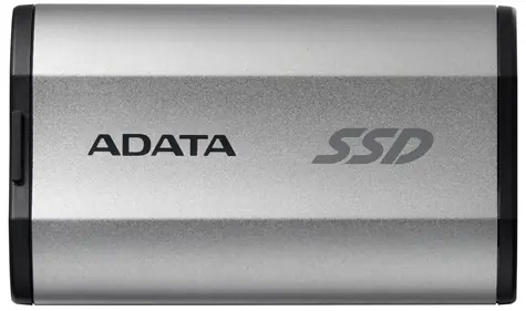 ADATA SD810 4TB stříbrná / Externí SSD / USB-C 3.2 Gen 2 / čtení: 2000MBps / zápis: 2000MBps / 5y