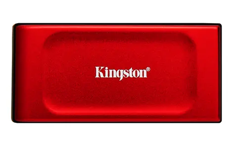 Kingston XS1000 1TB červená / Externí SSD / USB 3.2 Gen 2 / 5y