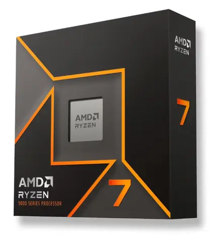 AMD RYZEN 7 9700X @ 3.8GHz / Turbo 5.5GHz / 8C16T / L1 0.64MB L2 8MB L3 32MB / AM5 / Zen 5 / 65W
