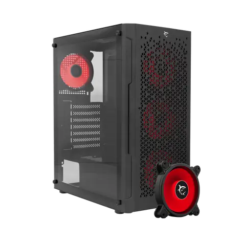 White Shark GCC-2302 BULLET BLACK + 4 Fan DASH černá / ATX / 5x 120/140mm & 3x 120mm / bez zdroje 