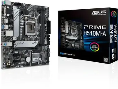 Bazar - ASUS PRIME H510M-A / H510 / LGA 1200 / 2x DDR4 / 1x PCIEx16 / 1x GLAN / m-ATX / bazar