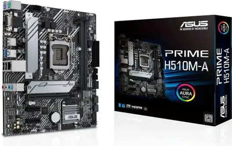 ASUS PRIME H510M-A R2.0 / H470 / 2x DDR4 / PCIEx16 / 1GLAN / mATX