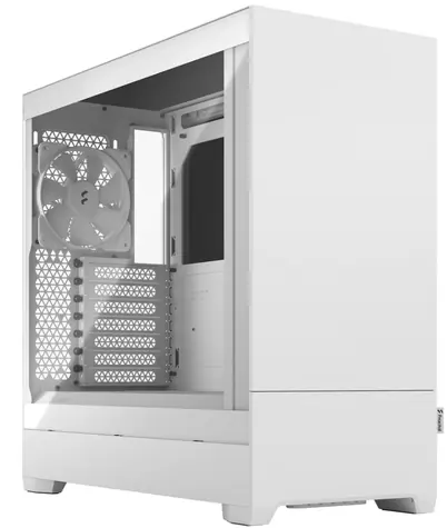 Fractal Design Pop Silent TG bílá / ATX / 2x USB-A 3.2 / bez zdroje / průhledná bočnice / prachové filtry