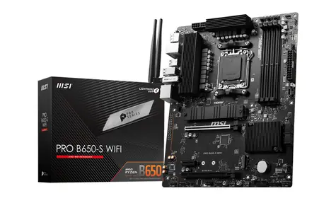 MSI PRO B650-S WIFI / B650 / AM5 / 4x DDR5 / PCIEx16 / 2.5GLAN / Wi-Fi / ATX