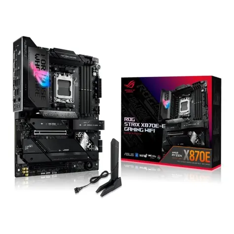 ASUS ROG STRIX X870E-E Gaming WiFi / AMD X870E / DDR5 / SATA III RAID / USB / 5GLAN / M.2 / sc.AM5 / ATX