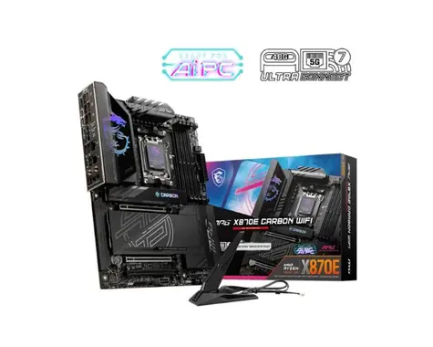 MSI MPG X870E CARBON WIFI / AMD X870 / DDR5 / SATA III RAID / USB / 2.5GLAN / M.2 / sc.AM5 / ATX