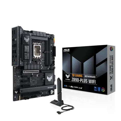 ASUS TUF GAMING Z890-PLUS WIFI / Z890 / LGA 1851 / 4x DDR5 / PCIex16 / 2.5GALN / ATX