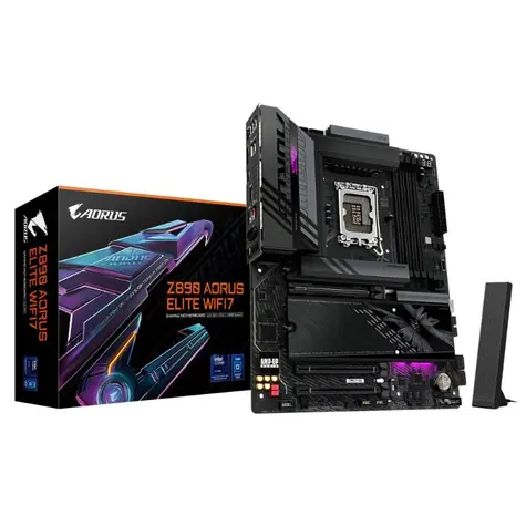 GIGABYTE Z890 AORUS ELITE WIFI7 / Z890 / LGA 1851 / 4x DDR5 / PCIex16 / 2.5GLAN / ATX