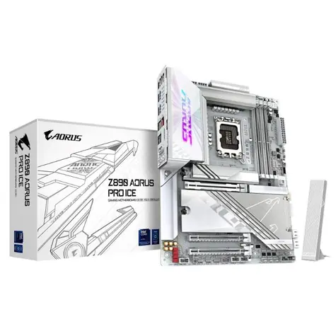 GIGABYTE Z890 AORUS PRO ICE / Z890 / LGA 1851 / 4x DDR5 / PCIex16 / 5GLAN / ATX