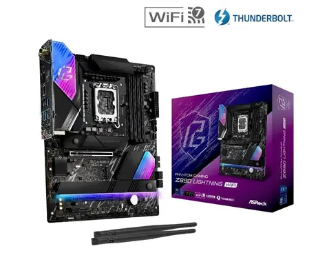 ASRock Z890 LIGHTNING WIFI / Z890 / LGA 1851 / 4x DDR5 / PCIex16 / 2.5GLAN / ATX