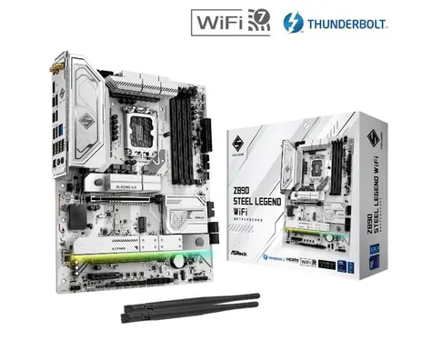 ASRock Z890 Steel Legend WiFi / Z890 / LGA 1851 / 4x DDR5 / PCIex16 / 2.5GLAN / ATX 