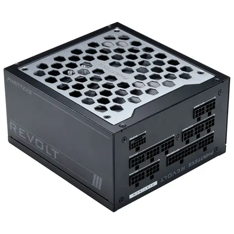 PHANTEKS Revolt 1200W Platinum černá / ATX 3.0 / 1200W / 80PLUS Platinum / plně modulární / 135mm ventilátor 
