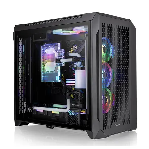 THERMALTAKE CTE C750 Air černá / E-ATX / 4x USB-A 3.0 / 1x USB-C 3.2 / 3x 140mm / bez zdroje / průhledná bočnice