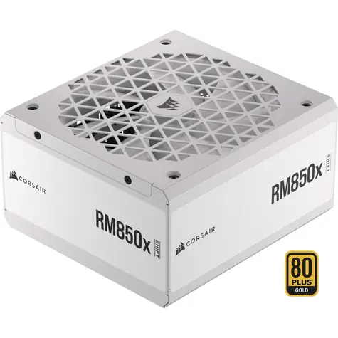 Corsair RM850x Shift 850W bílá / ATX 3.1 / Aktivní PFC / 140mm ventilátor / modulární / 80PLUS Gold