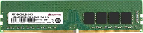 Transcend JM3200HLB-16G 16GB (1x 16GB) 3200MHz / U-DIMM / DDR4 / CL22 / 1.2V / 2Rx8