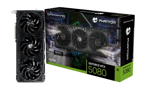 Gainward RTX 5080 Phantom 16GB / 2617MHz / 16GB DDR7 / 256-bit / 1x HDMI + 3x DP / 850W (16)