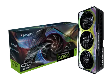 Palit RTX 5090 GameRock 32GB / 2407MHz / 32GB GDDR7 / 512-bit / 1x HDMI + 3x DP / 1000W (16)
