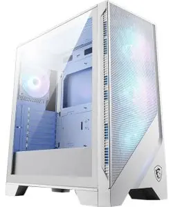 MSI MAG FORGE 320R AIRFLOW bílá / ATX / 2x USB-A 3.2 / 4x 120mm ARGB / průhledná bočnice / bez zdroje