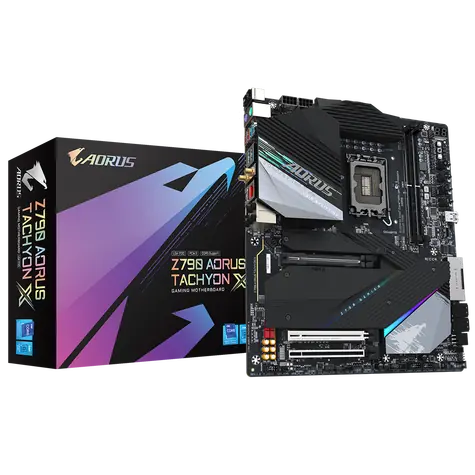 GIGABYTE Z790 AORUS Tachyon X DDR5 / Z790 / LGA 1700 / 2xDDR5 / PCIEx16 /  1x 2.5GLAN / E-ATX