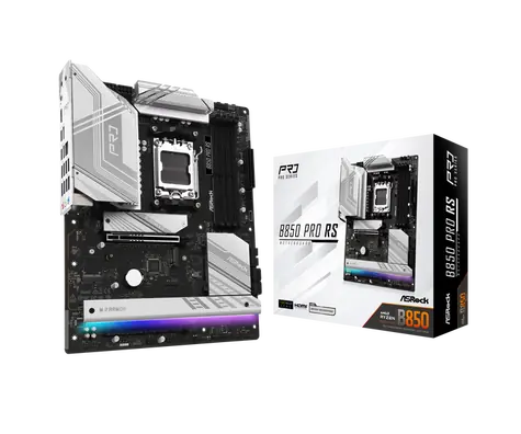 ASRock B850 Pro RS / AMD B850 / DDR5 / SATA III / USB 3.2 / 2.5GLAN / sc.AM5 / ATX