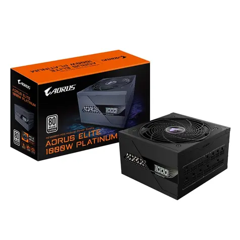 GIGABYTE AORUS AE1000PM PG5 (PCIe 5.0) / ATX / 1000W / 80PLUS Platinum / 120mm ventilátor / modulární 