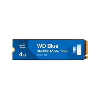 WD Blue SN5000 4TB / SSD / M.2 2280 / PCIe Gen4 / čtení: 5500MBps / zápis: 5000MBps
