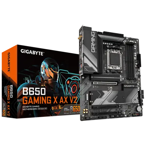 GIGABYTE B650 GAMING X AX V2 rev 1/2 / B650 / AM5 / 4x DDR5 / PCIEx16 / 2.5 GLAN / ATX