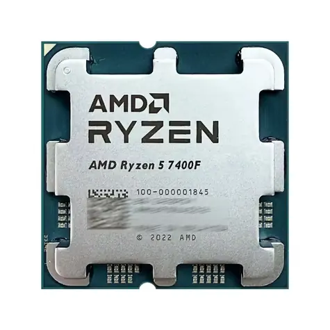 AMD RYZEN 5 7400F @ 3.7GHz - TRAY / Turbo 4.7GHz / 6C12T / L2 1MB L3 32MB / AM5 / Zen 4 / 65W