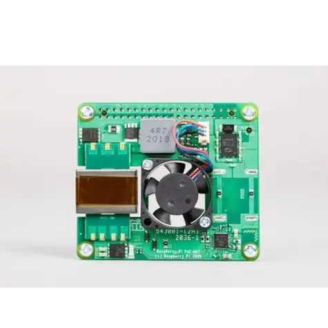 Raspberry Pi PoE+ HAT - rozšiřující deska Raspberry Pi
