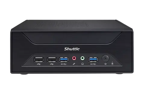 Shuttle XPC slim XH510G černá / Bez CPU (LGA1200/Intel Core 11/12th Gen) / 2xDDR4 / 1xSATA / 2x M.2 / 1xLAN / Bez OS