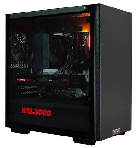 HAL3000 Online Gamer (R5 7600/RX 7600) černá / AMD Ryzen 5 7600 / 32GB / 1TB SSD/ WiFi / RX 7600 GAMING 8GB / W11H