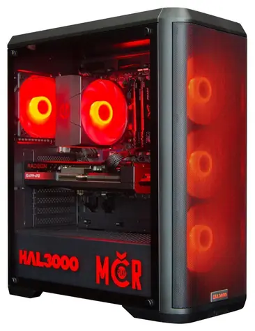 HAL3000 MČR Finale Pro 7700XT (Ryzen 5600) černá / AMD Ryzen 5 5600 / 32GB / RX 7700 XT / 1TB PCIe SSD/ WiFi / W11