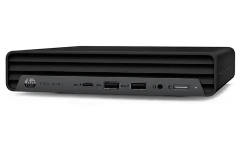 HP Pro Mini 400 G9 černá / Core i3-14100T 2.7GHz / 8GB / 512GB SSD / UHD 730 / Bez OS