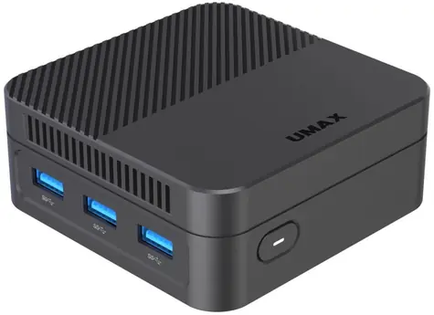 UMAX U-Box N10 Plus černá / Intel Alder Lake N100 3.4GHz / 8GB / Intel UHD /  W11 Pro