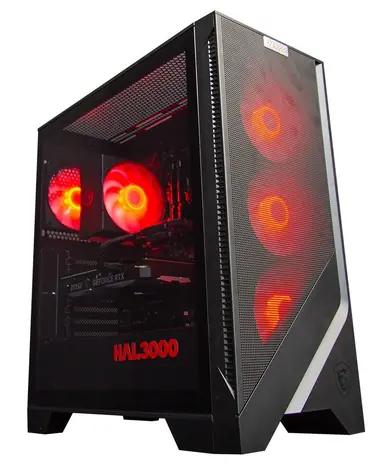 HAL3000 Online Gamer Super černá / AMD Ryzen 5 7600 / 32GB / RTX 4070 Super 12GB / 1TB PCIe SSD / WiFi / W11H