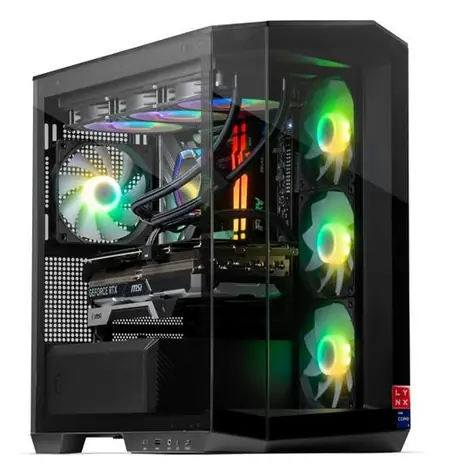 LYNX Challenger (10463137) černá / AMD Ryzen 7 9800X3D 4.7GHz / 64GB / 4TB SSD / Nvidia RTX 5080 16GB / W11H