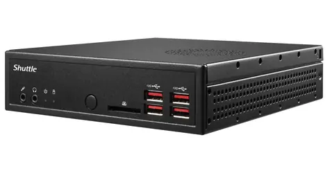 Shuttle XPC slim DH32U5 černá / Intel Core i5-1135G7 2.4GHz / 2xDDR4 / 1xSATA / 2x M.2 / 2xLAN / Bez OS