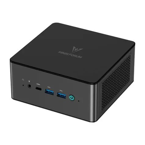 Minis Forum UM890 Pro černá / AMD Ryzen 9  8945HS / 32GB DDR5 / 1TB SSD  / HDMI / DP / 2x LAN / 4x USB / 2x USB-C / Bez 