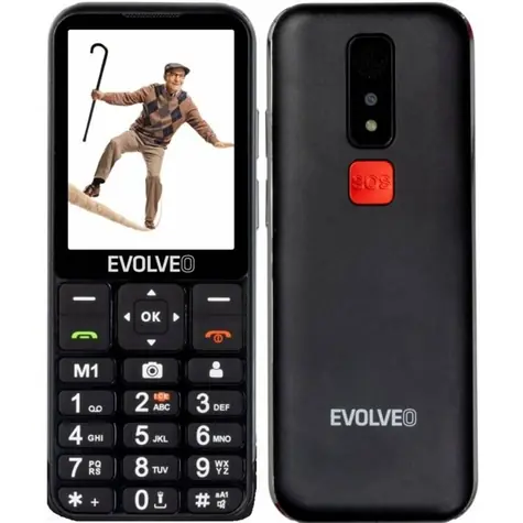 EVOLVEO EasyPhone LT + stojánek černá / 2.3